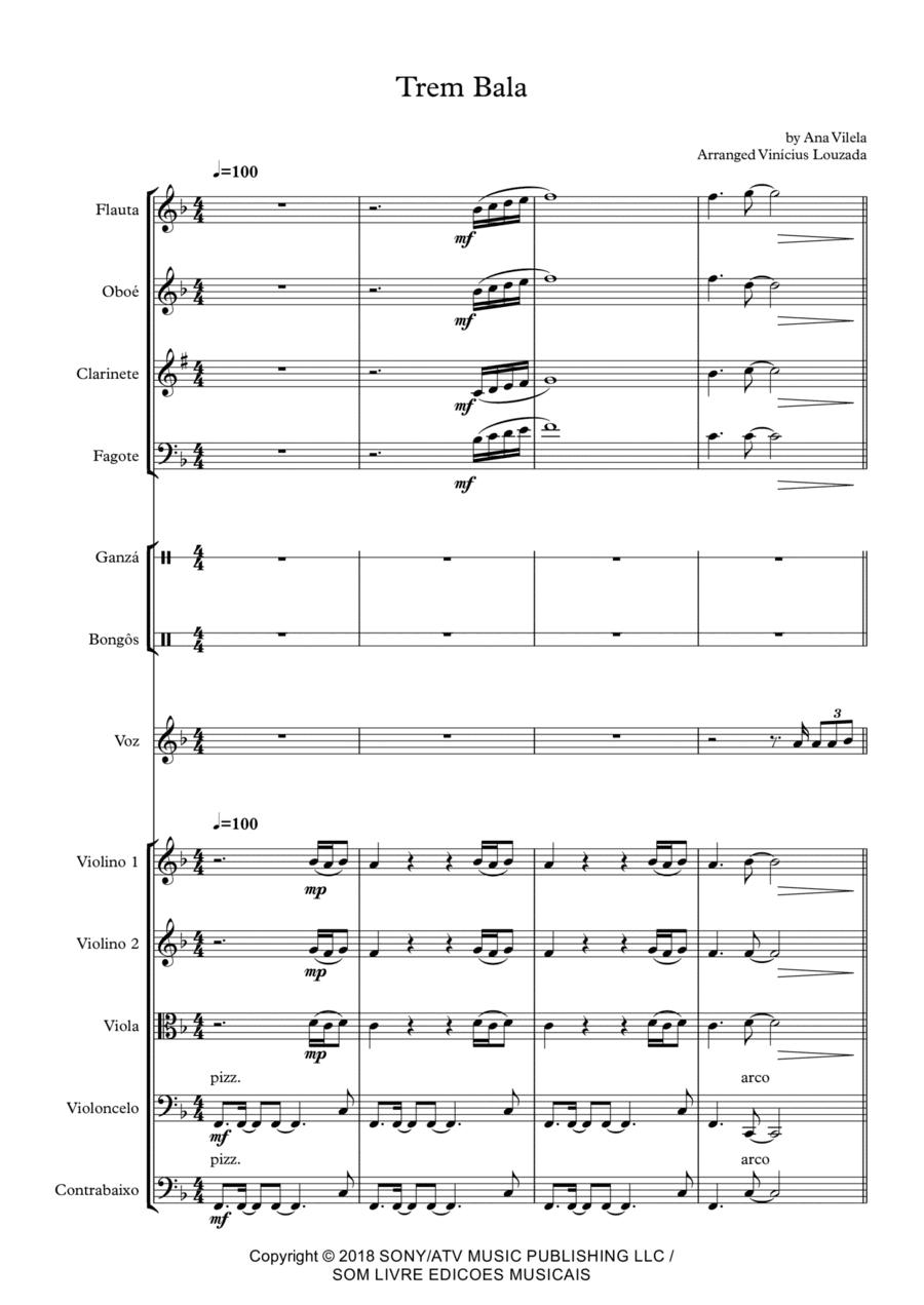 Trem-bala (arr. Vinícius Louzada)
