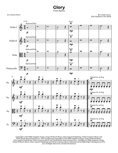 Glory (arr. Jessica Davis)
