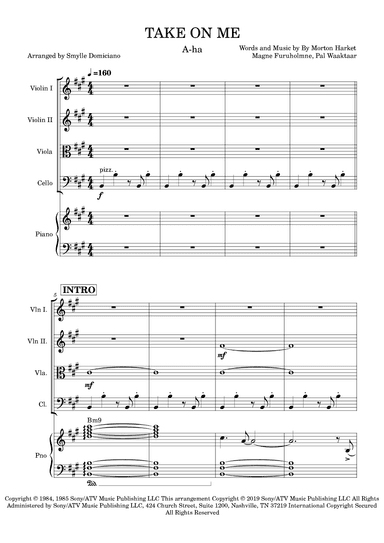 Take On Me (arr. Smylle Domiciano)