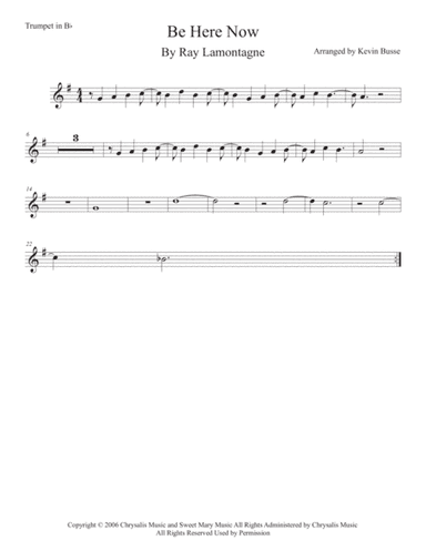 Be Here Now (arr. Kevin Busse)