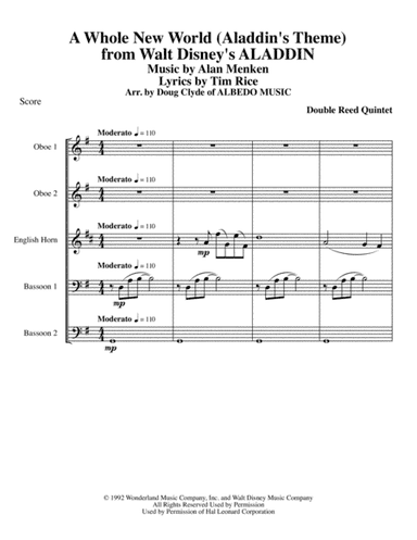 A Whole New World (from 'Aladdin') (arr. Doug Clyde)