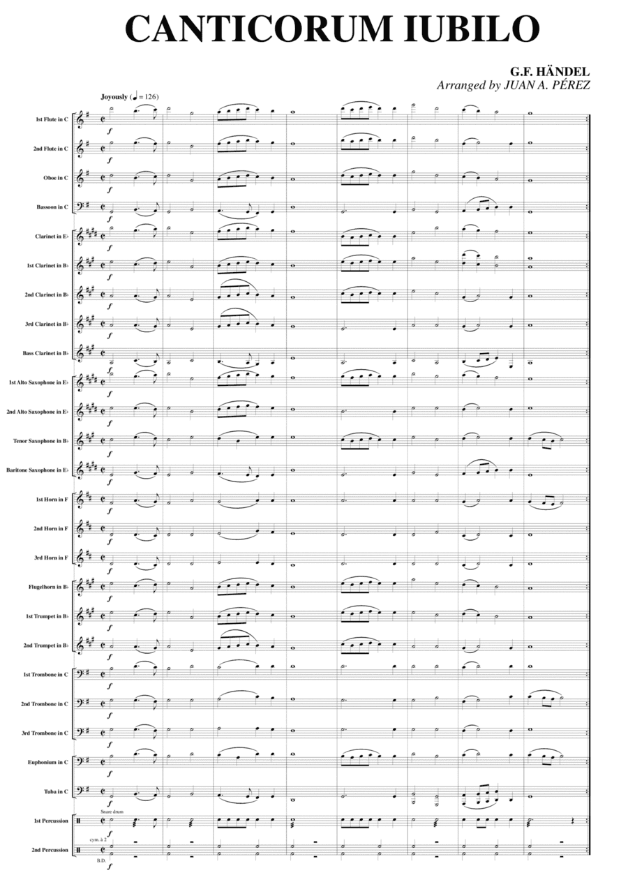 Canticorum Iubilo - Concert Band (arr. Juan A. Perez)