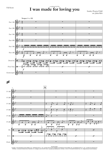 I Was Made For Lovin' You (arr. Julien Roh)