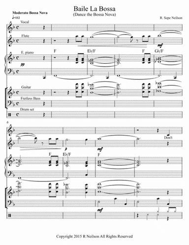 Baile La Bossa   (Dance the Bossa Nova)