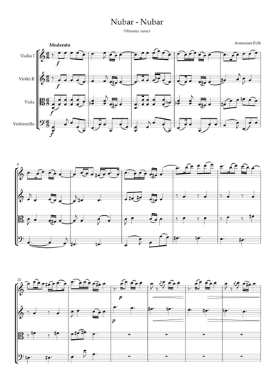 Nubar - Nubar (arr. S.Aslamazyan)