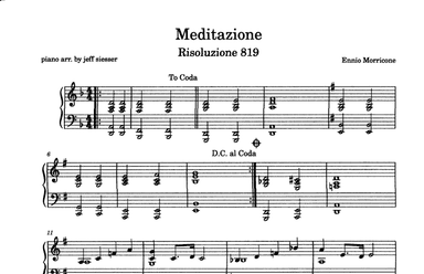 Risoluzione 819 Background Cues (arr. jeff siesser)