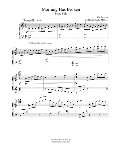 Morning Has Broken (arr. Renee Hyche McKee)