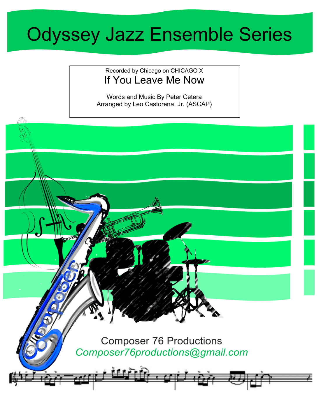 If You Leave Me Now (arr. Leo Castorena, Jr. (ASCAP))