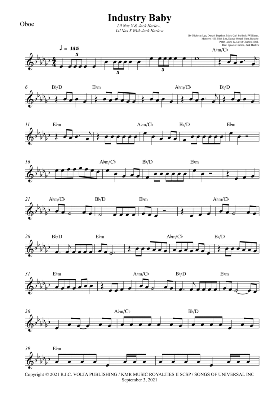 Industry Baby (arr. Wesley S. SIlva)