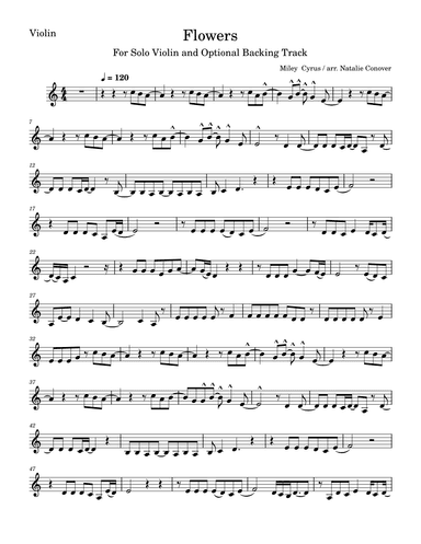 Flowers (arr. Natalie Conover)