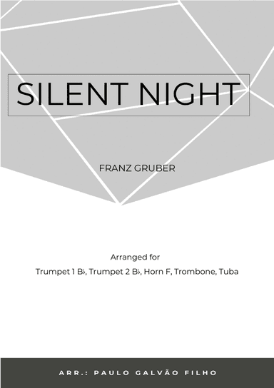 SILENT NIGHT – BRASS QUINTET (arr. Paulo Galvao Filho)