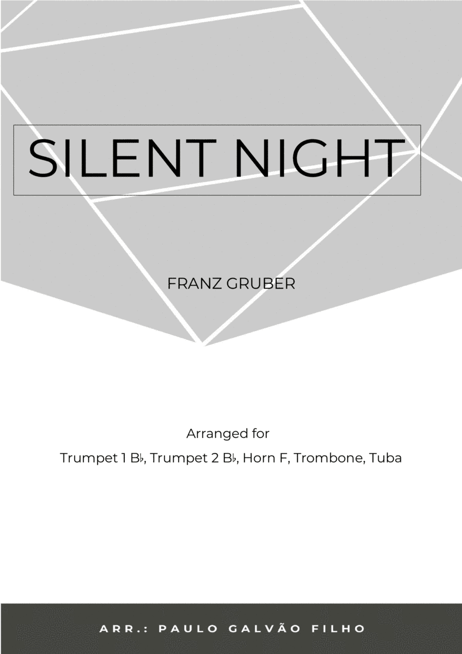 SILENT NIGHT – BRASS QUINTET (arr. Paulo Galvao Filho)