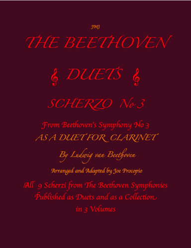 The Beethoven Duets For Clarinet Scherzo No. 3 (arr. Joe Procopio)