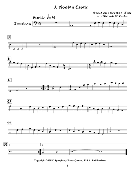 Legends & Tales of the Renaissance (of loss) - 3. Roslyn Castle (Trombone) (arr. R.R.Cardo)