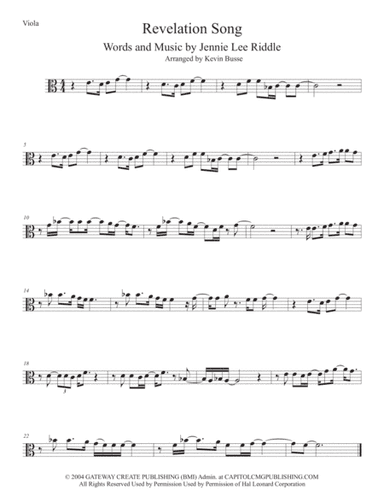 Revelation Song (arr. Kevin Busse)