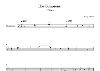 Theme From The Simpsons (arr. E.P)