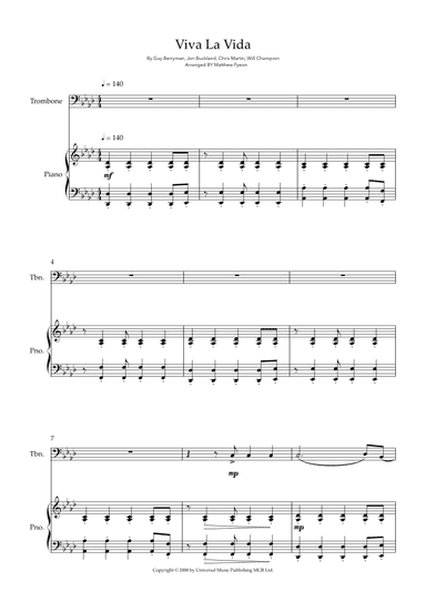 Viva La Vida (arr. Matthew pyeon)