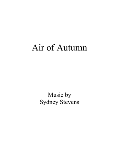 Air of Autumn