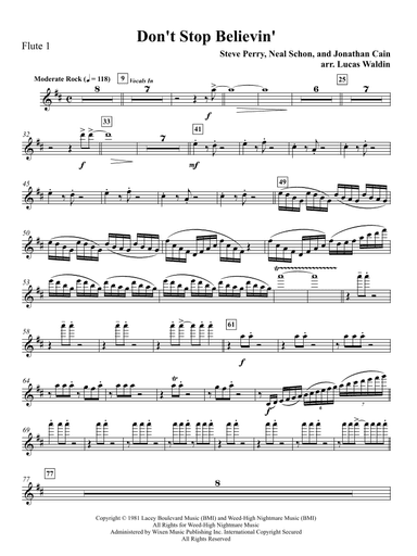 Don't Stop Believin' (arr. Lucas Waldin)