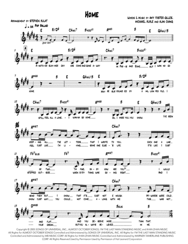 Home (arr. Stephen Bulat)
