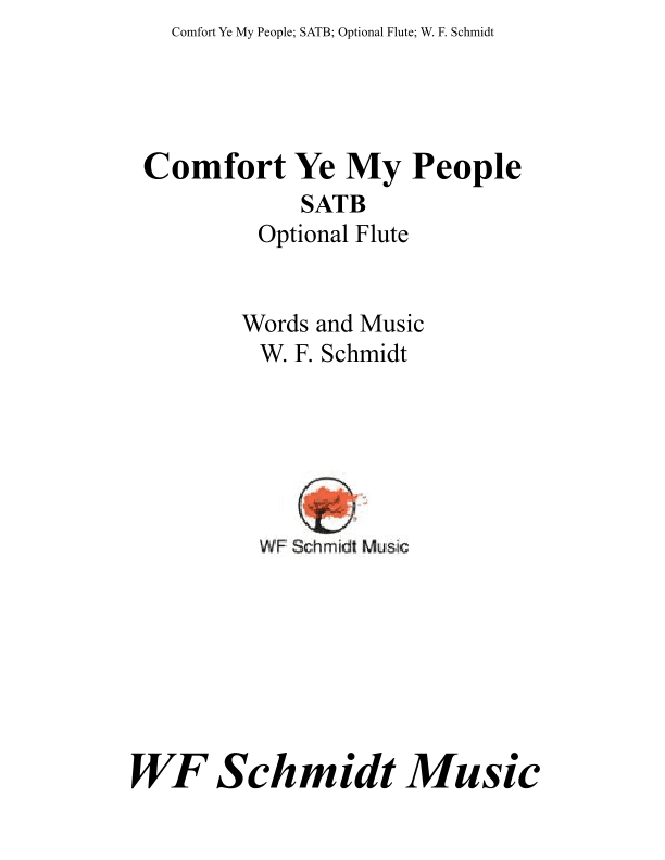Comfort Ye My People