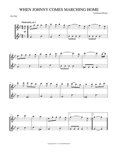 When Johnny Comes Marching Home (arr. Mark Phillips)