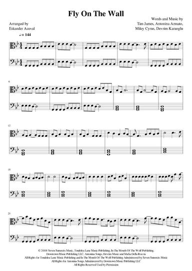 Fly On The Wall (arr. Eskander Aceval)