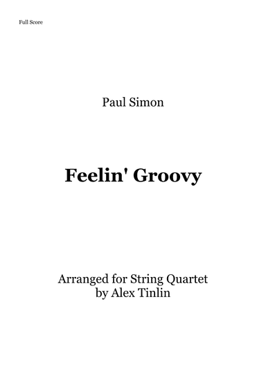 The 59th Street Bridge Song (feelin' Groovy) (arr. Alex Tinlin)