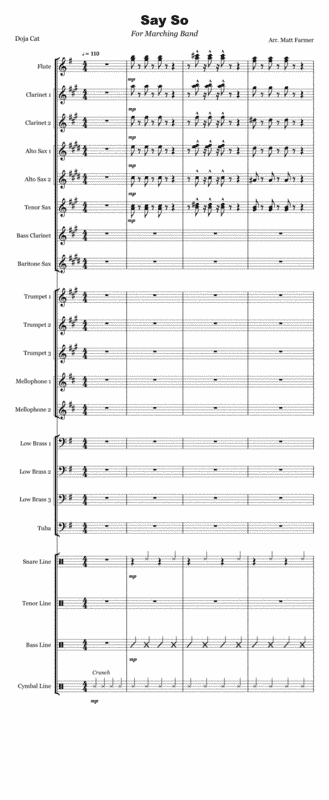 Say So (arr. Matt Farmer)