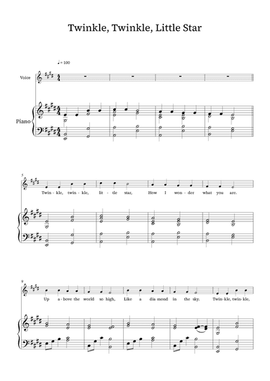 Twinkle Twinkle Little Star (arr. Richard Nicks)