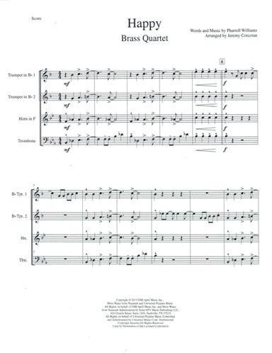Happy (arr. Jeremy Corcoran)