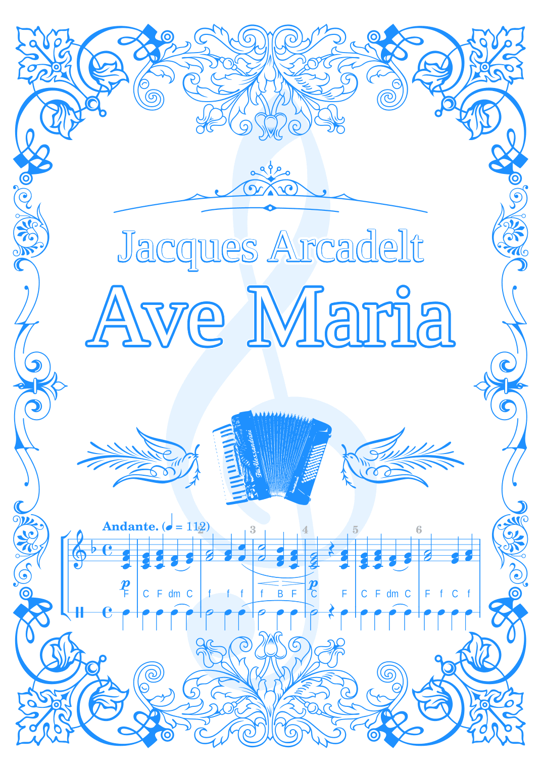 Ave Maria (Jacques/Jakob Arcadelt; accordion version) (arr. Manuela Rosa)