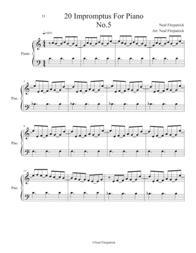 Impromptu No.5 For Piano