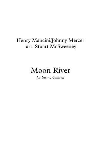 Moon River (arr. Stuart McSweeney)