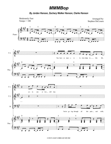 Mmm Bop (arr. Stephen DeCesare)