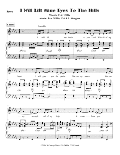 I Will Lift Mine Eyes To The Hills