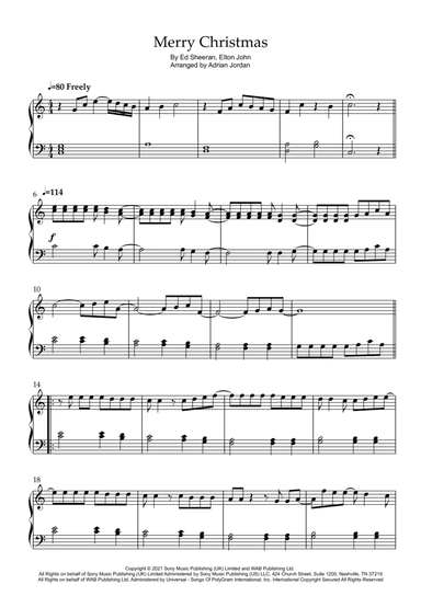 Merry Christmas (arr. Adrian Jordan)
