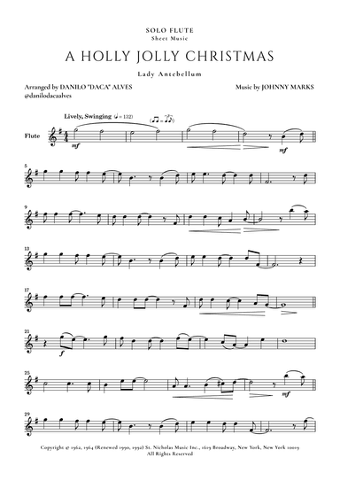 A Holly Jolly Christmas (arr. Danilo “Daca” Alves)