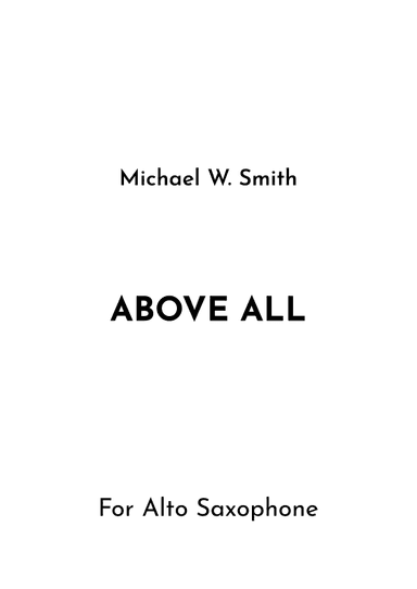 Above All (arr. Jireh J.)