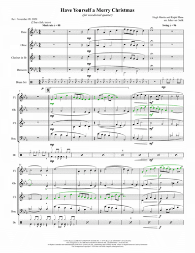 Have Yourself A Merry Little Christmas (arr. John van Gulik)