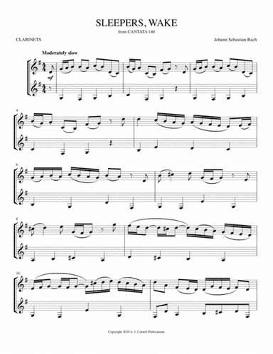 Sleepers, Wake (from Cantata 140) (arr. Mark Phillips)