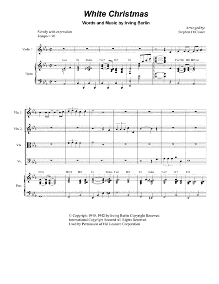 White Christmas (arr. Stephen DeCesare)