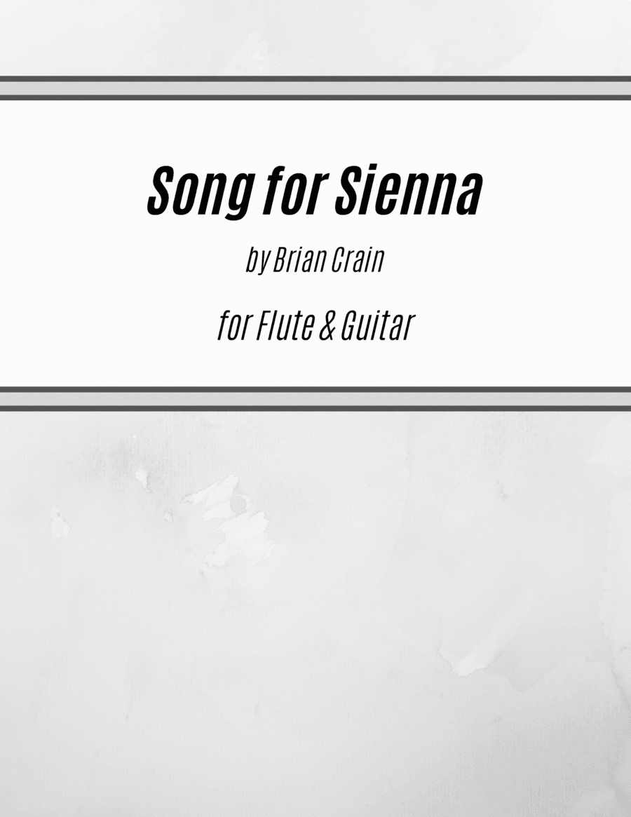 Song For Sienna (arr. Kenneth Pasciak)
