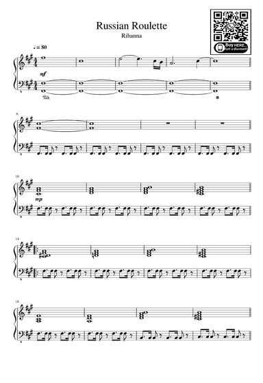 Russian Roulette (arr. eduardo)