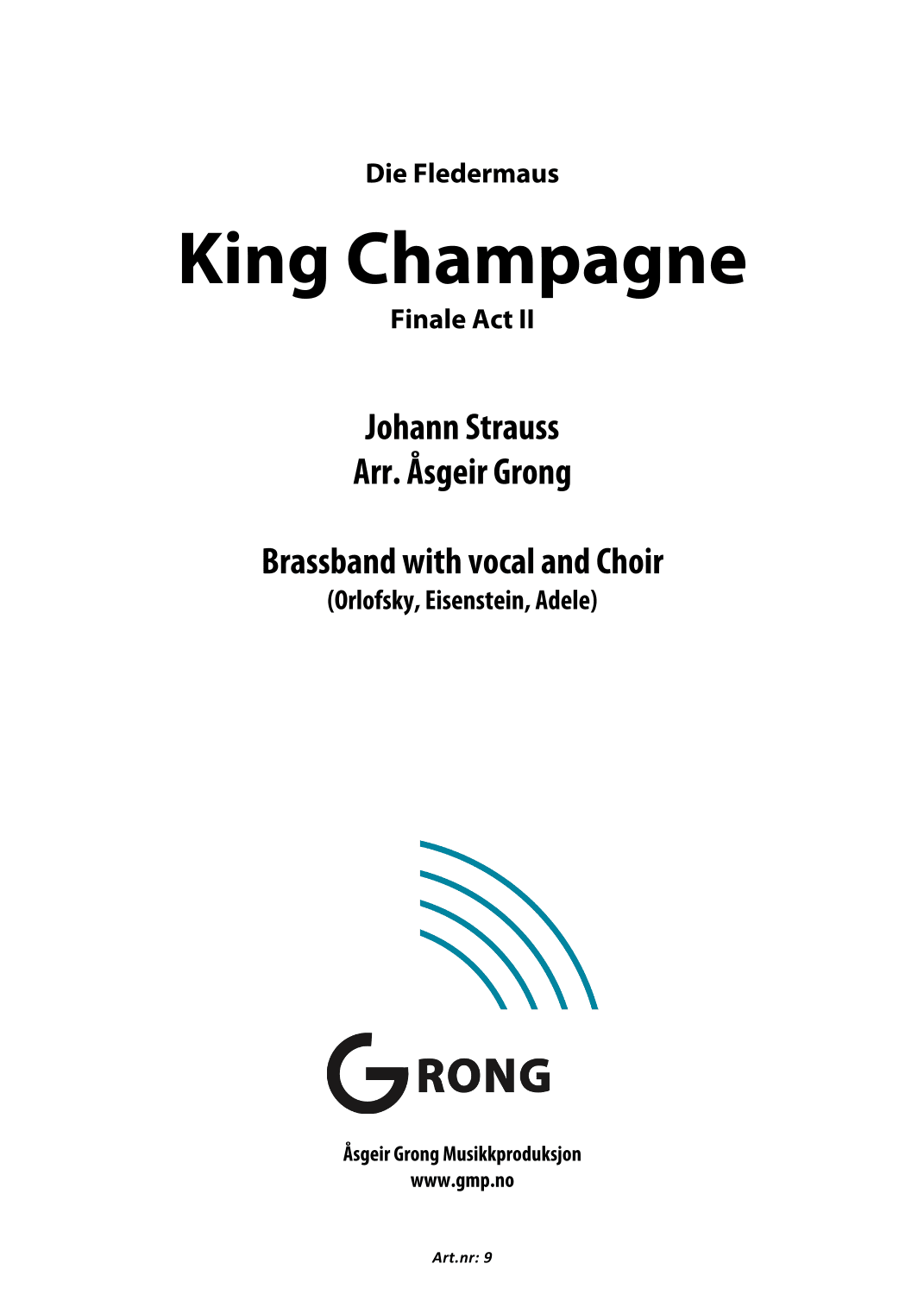 King Champagne (arr. Åsgeir Grong)