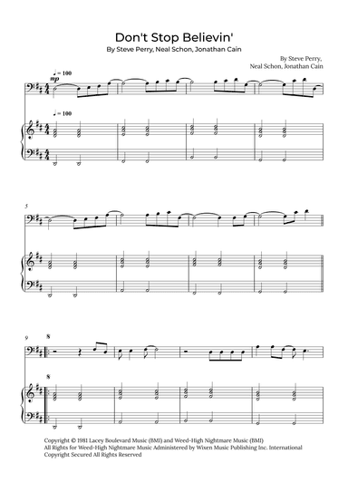 Don't Stop Believin' (arr. Alex Nunes Rodrigues)