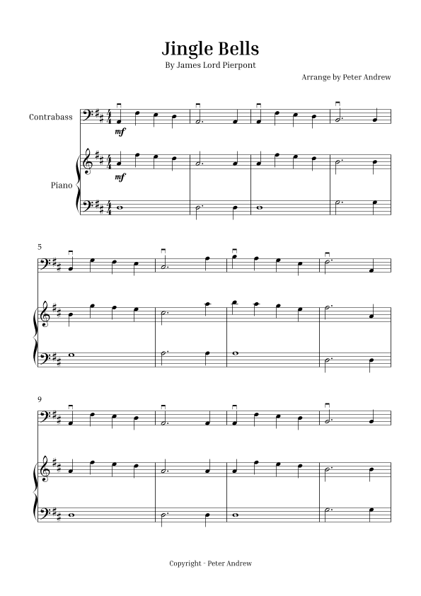 Jingle Bells (arr. Peter Andrew)