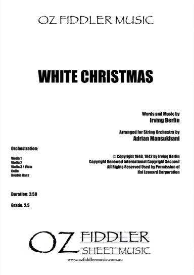 White Christmas (arr. Adrian Mansukhani)