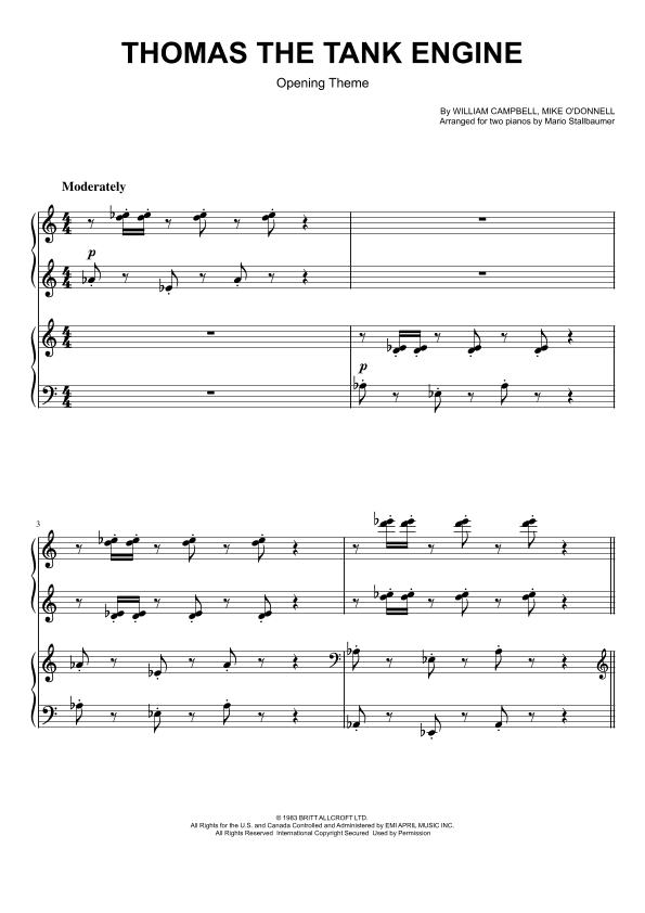 Thomas Theme (arr. Mario Stallbaumer)