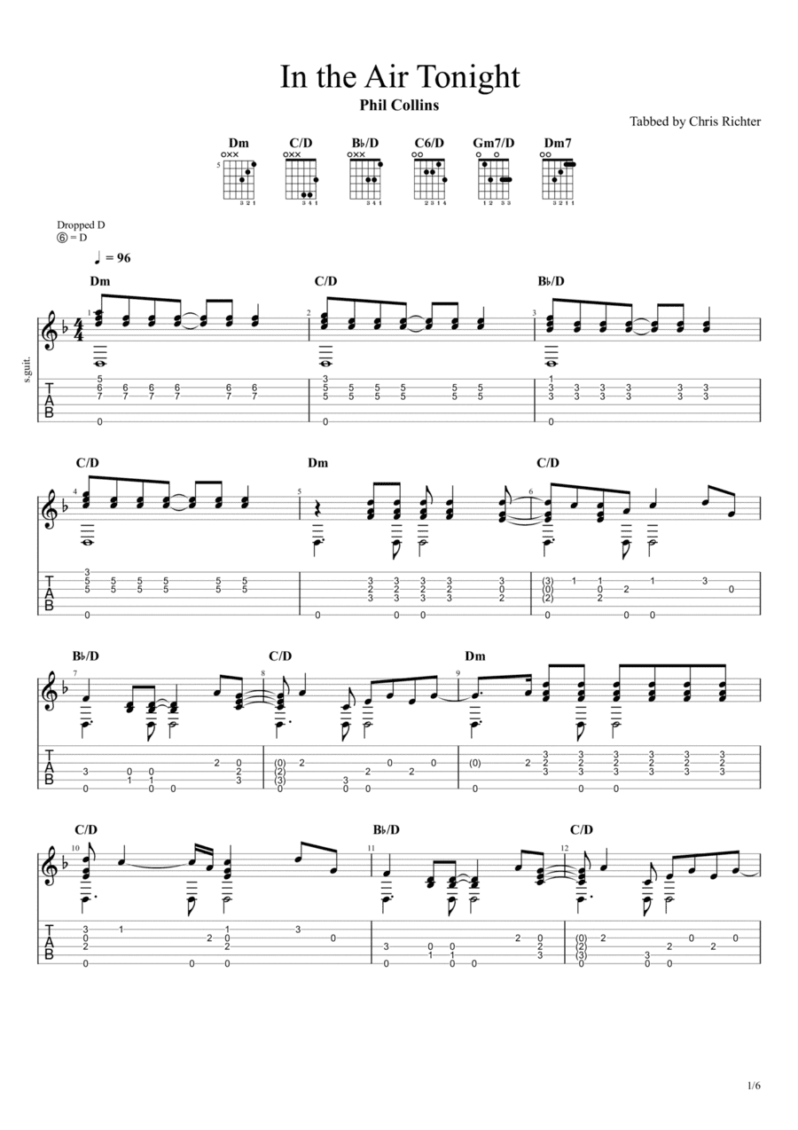 In The Air Tonight (arr. Chris Richter)